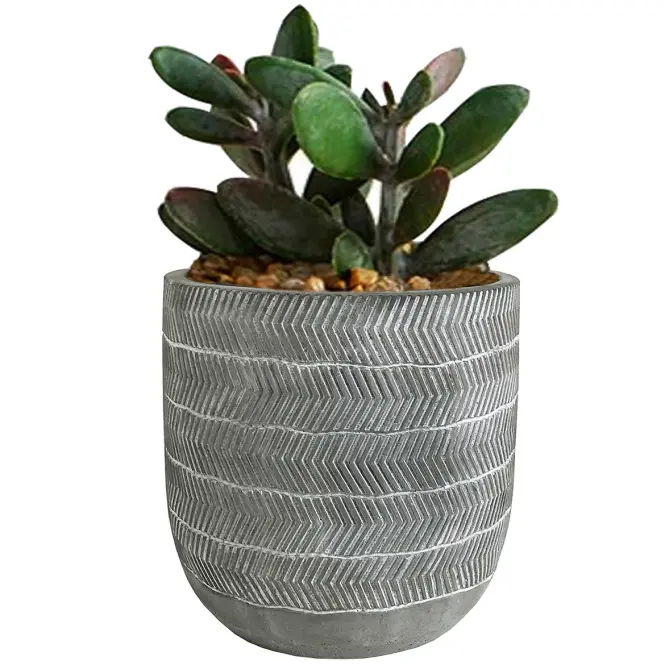 Virágcserép YS46172S cement,2