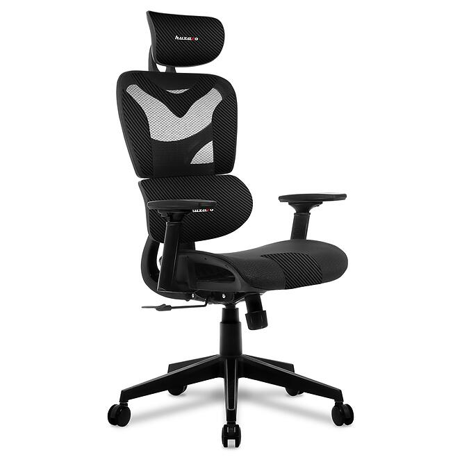 Irodai gaming szék Huzaro Combat 8.0 Carbon Black