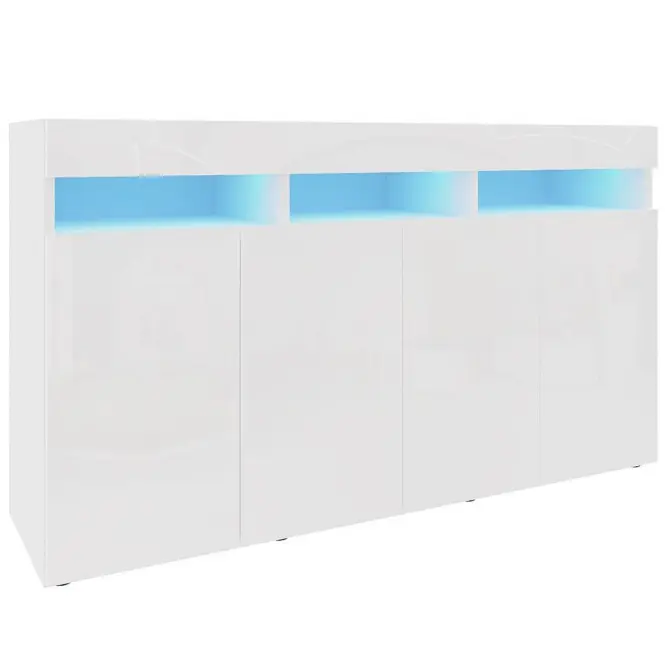 Komód Izumi 140 WH fehér mat/fényes