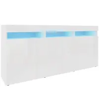 Komód Izumi 175 WH fehér mat/fényes