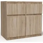 Komód Merg 2S2F sonoma