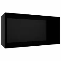 Függő polc Izumi-11-BL fekete mat