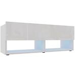Szekrény RTV Izumi 105 WH fehér mat/fényes