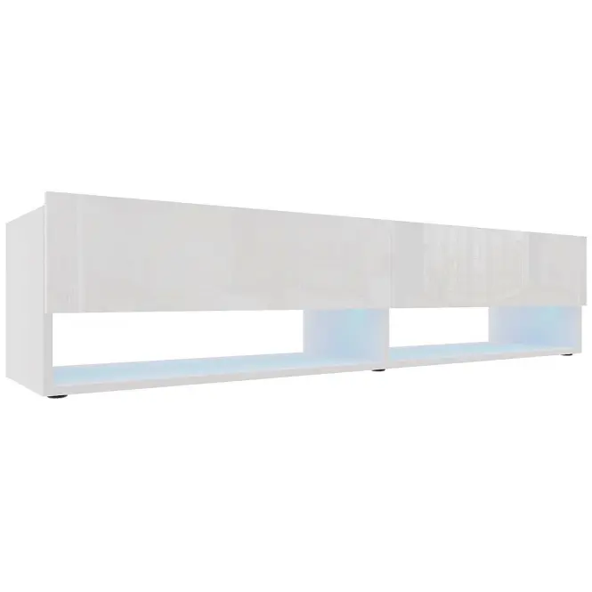 Szekrény RTV Izumi 175 WH fehér mat/fényes