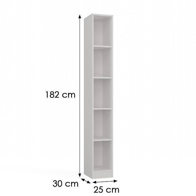 Regál R25 Fehér,2