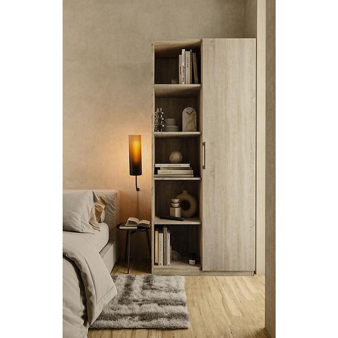 Regál 80cm Ajtók Sonoma
