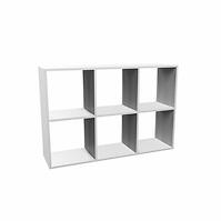 Regál Malax 2x3 Fehér