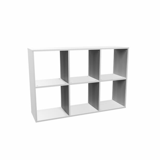 Regál Malax 2x3 Fehér