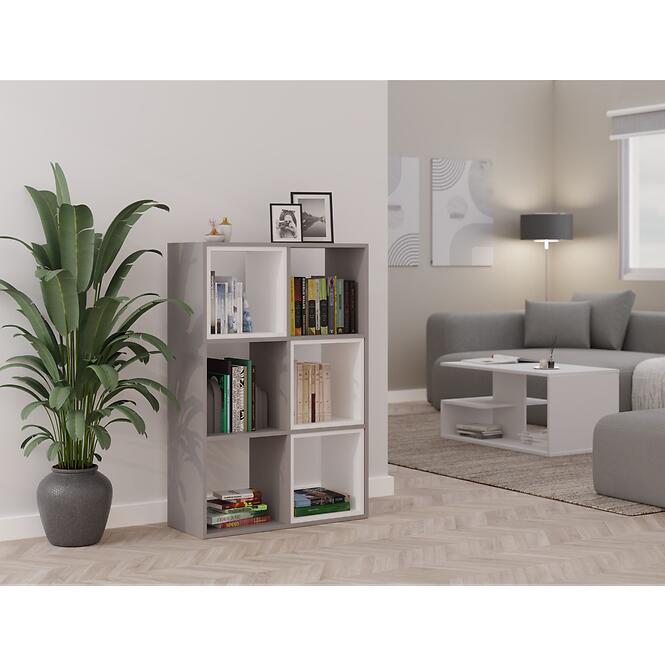 Regál Malax 2x3 Agyag,6
