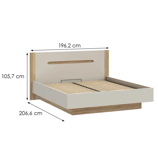 Ágy Feletis 180 EDWL1183-M820 emelőkerettel