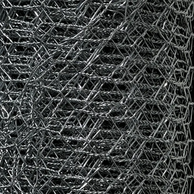Heksag háló 0,5x10 m 13x13 mm-es szemméret horganyzott