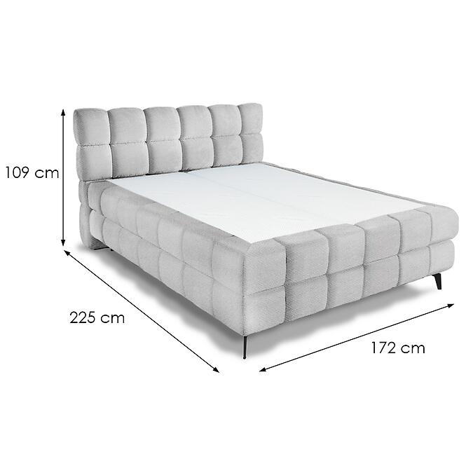 Ágy Astoria I 160 Vinci 07 szürke,3