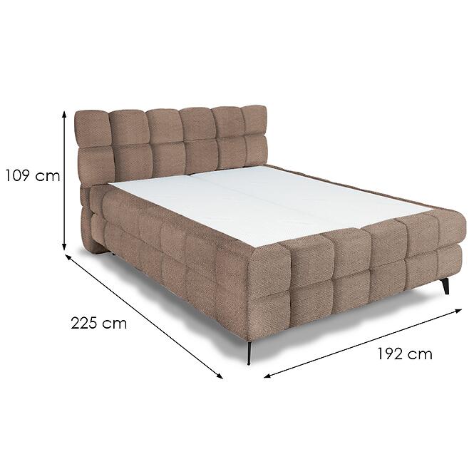 Ágy Astoria I 180 Vinci 38 barna,3