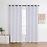 Függöny gyűrűkön Anabel silver RP493 140x245 cm