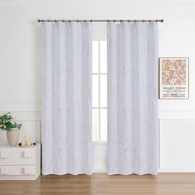 Függöny szalagon Lena gold RP499 140x245 cm