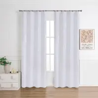 Függöny szalagon Lena silver RP499 290x245