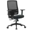 Forgószék Popstar Mesh Lux fekete