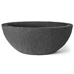 Virágcserép Stone antracit 60x34xh23 cm
