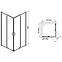 Zuhanykabin KN/Fris-80-S BIEWW0,2