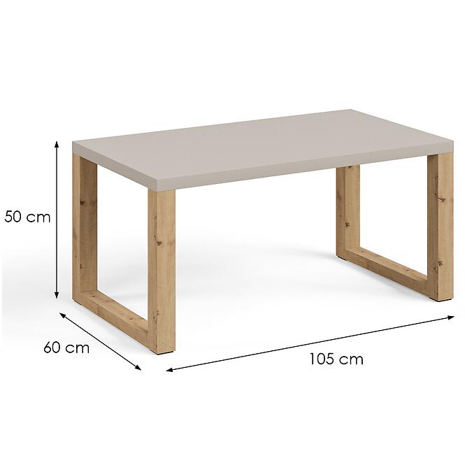 Dohányzóasztal Mona 1050 Kaszmir/Artisan