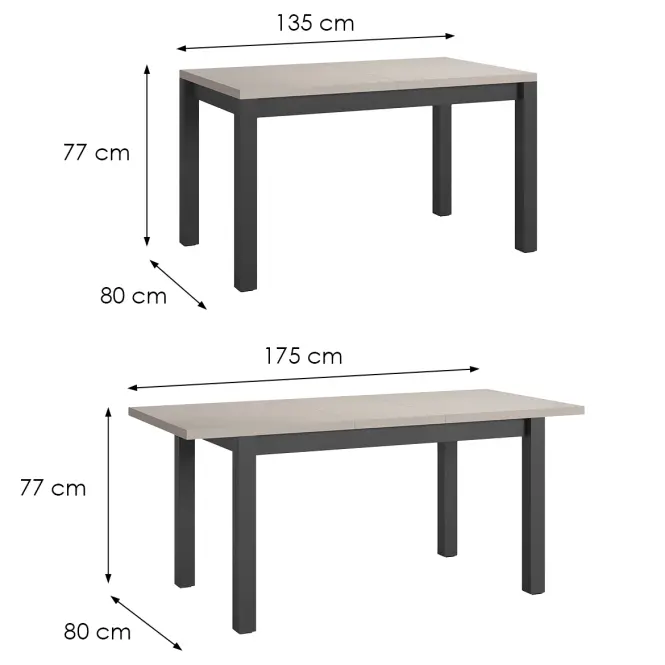 Étkező készlet Mini fekete/kasmír,3