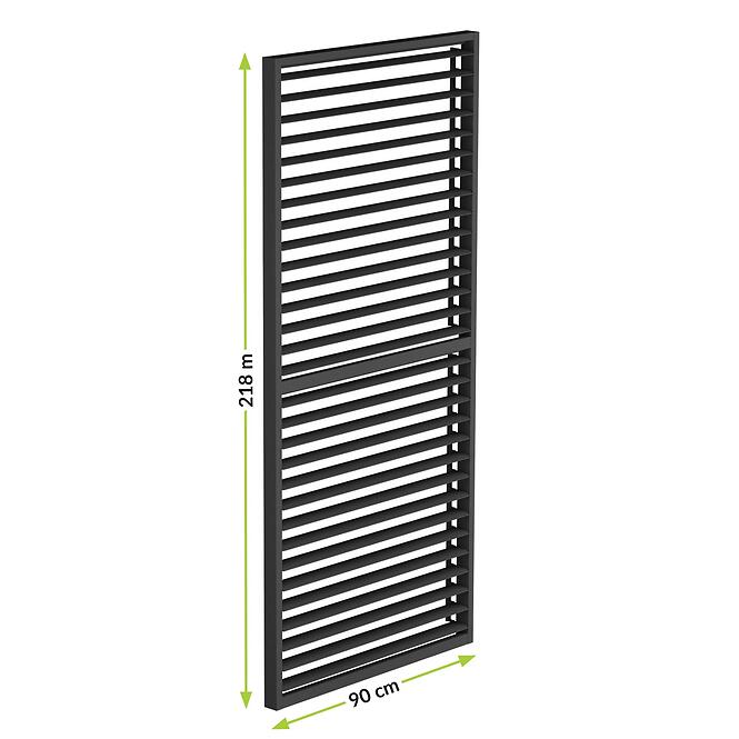 Alumínium lamellás tolópanel R Luxe 0.9x2.18 m,2