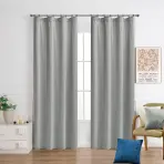 Függöny szalagon Rosalia VET449/3/210GSM 140x180 világosszürke