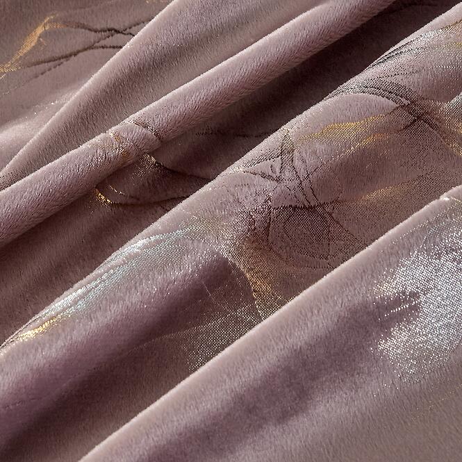 Függöny karikákon gold VET479/3/210GSM/140x250 heather,2