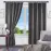 Behúzó szalagos függöny CELINA HM24399/135x180/szürke