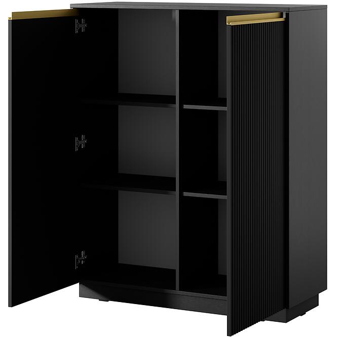 Komód Royal Kw103 Fekete,3