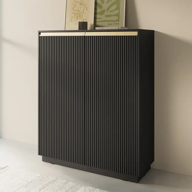 Komód Royal Kw103 Fekete,4