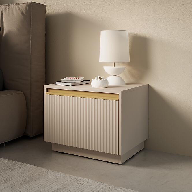 Éjjeliszekrény Royal S54 Homokbézs,5