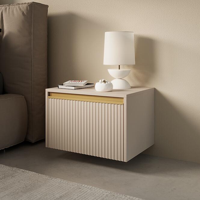 Éjjeliszekrény Royal S54 Homokbézs,4