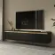 Szekrény RTV Royal 180 Fekete,4