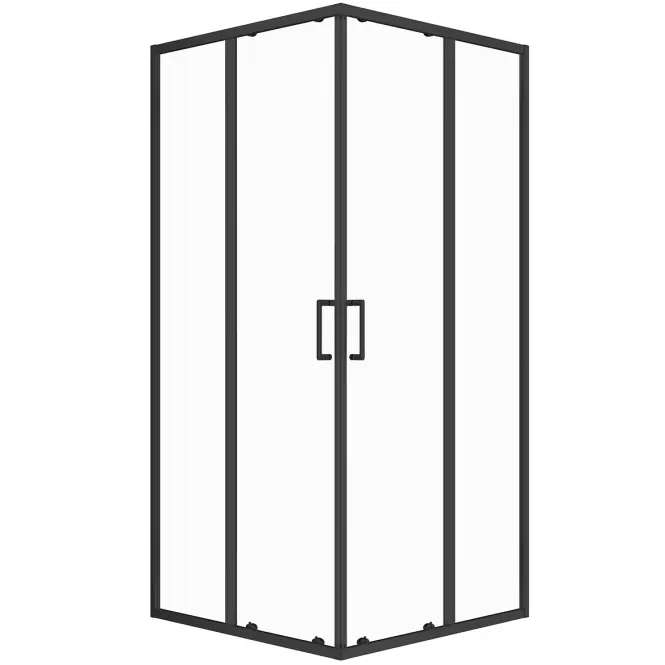 Zuhanykabin Rio 90x90x190 black