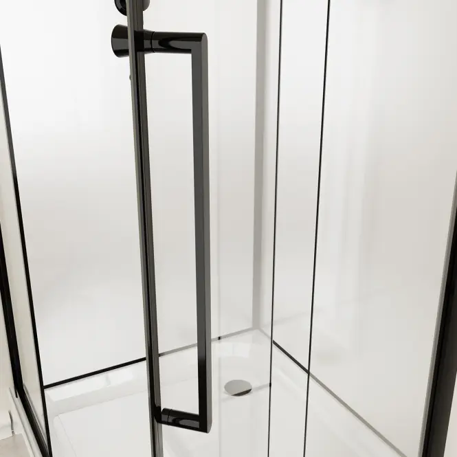 Zuhanykabin ötszögletű Elize 90x90 black