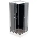 Zuhanykabin négyzet Elize 90x90 króm