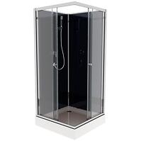 Zuhanykabin négyzet Elize 90x90 króm