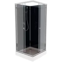 Zuhanykabin négyzet Elize 80x80 króm