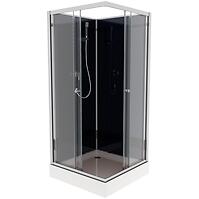 Zuhanykabin négyzet Elize 80x80 króm