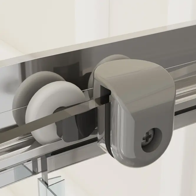 Zuhanykabin félköríves Elize 80x80 króm,6