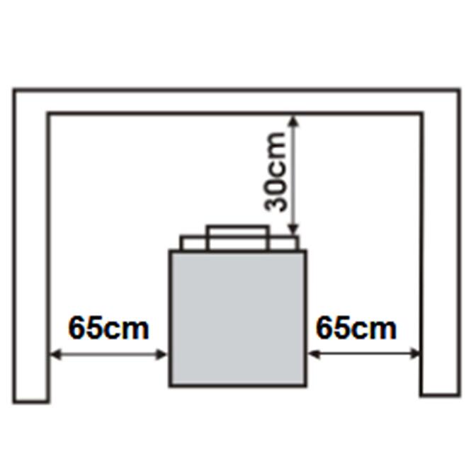 Kandallókályha Denver fekete 5 kW,3