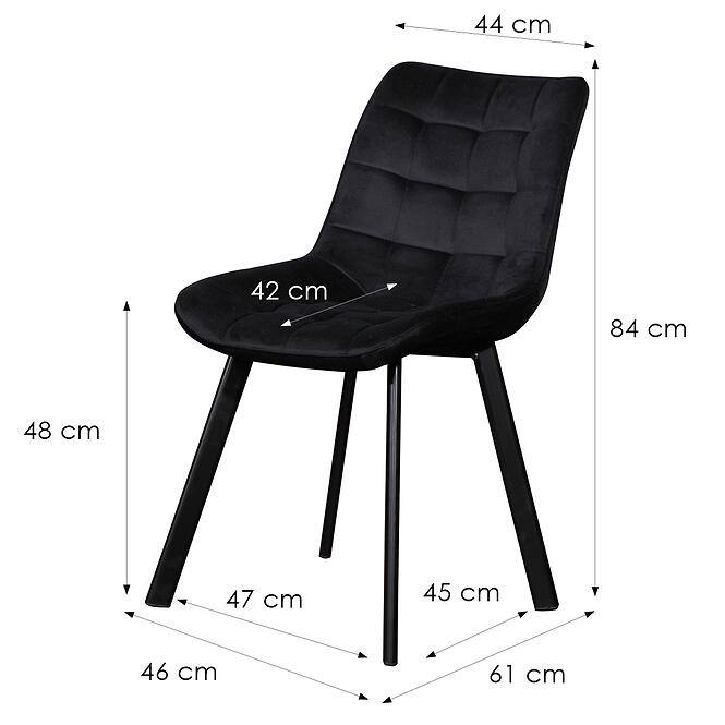 Szék W174 Fekete