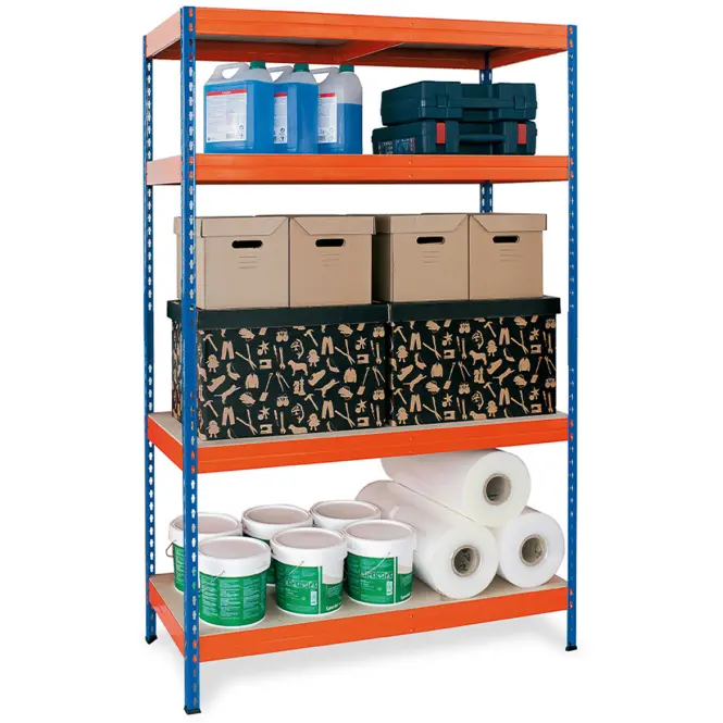 Fém tároló állványok 192x100x50 cm – 4 polccal/300 kg