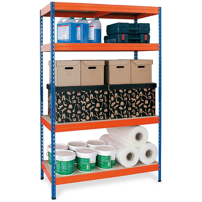 Fém tároló állványok 192x100x50 cm – 4 polccal/300 kg,2