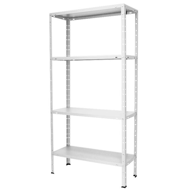Fém tároló állványok 147x75x30 cm – 4 polccal/40 kg