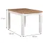 Étkező Készlet Fred 1+4 120x80 Artisan/fehér,2