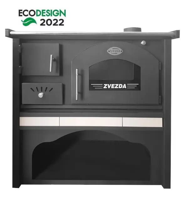 Szilárd tüzelőanyagú tűzhely PRIMA 5,9 kW jobb oldali Eco