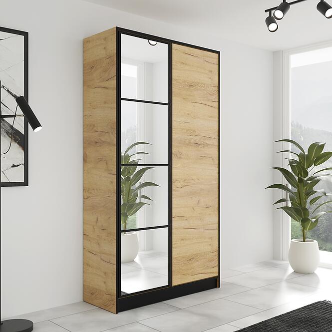 Szekrény Eden 2d 107 Tölgy Craft Aranysárga 1