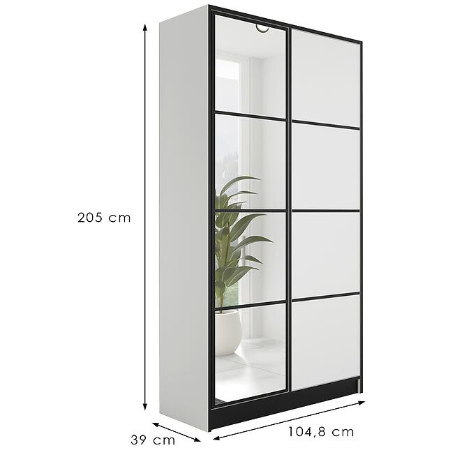 Szekrény Eden 2d 107 Fehér 2,2